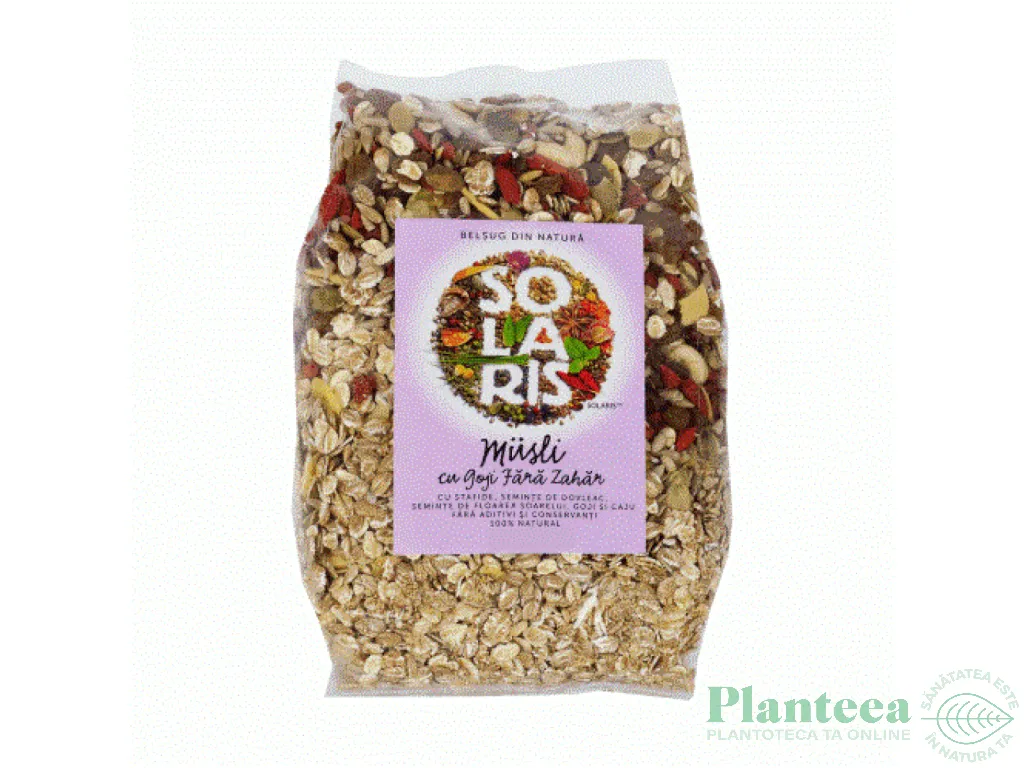 Musli goji fara zahar 750g - SOLARIS