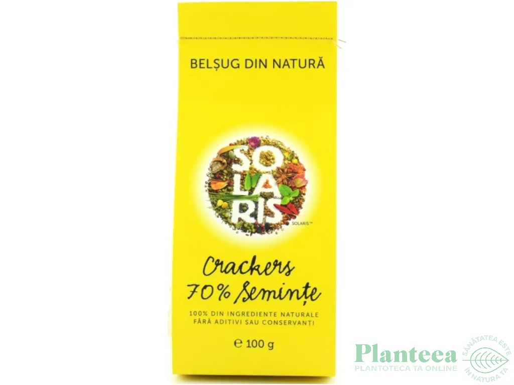Crackers 70%seminte 100g - SOLARIS