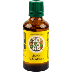 Indulcitor lichid stevia rebaudiana 50ml - SOLARIS