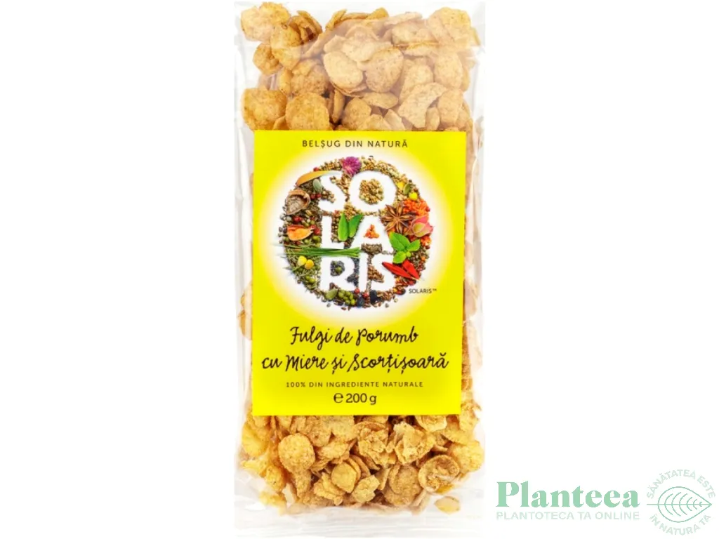 Fulgi porumb miere scortisoara 200g - SOLARIS