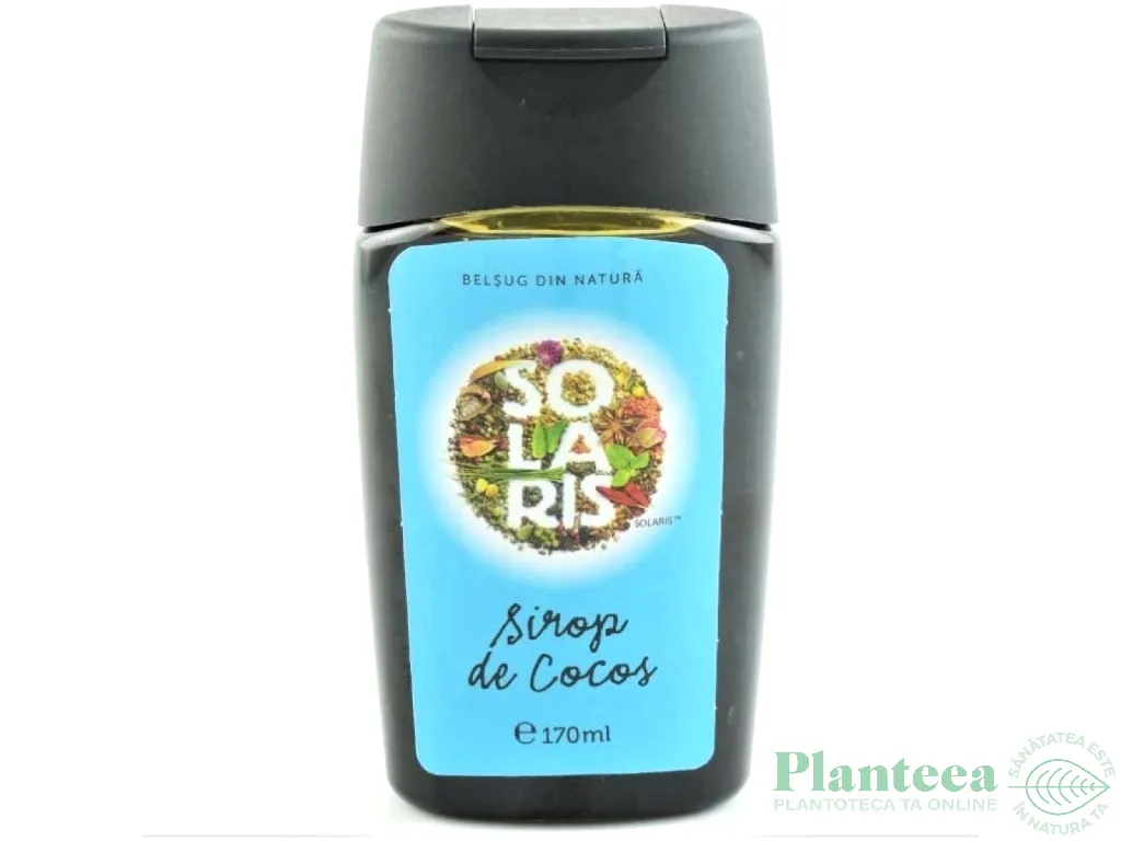 Indulcitor sirop cocos 170ml - SOLARIS