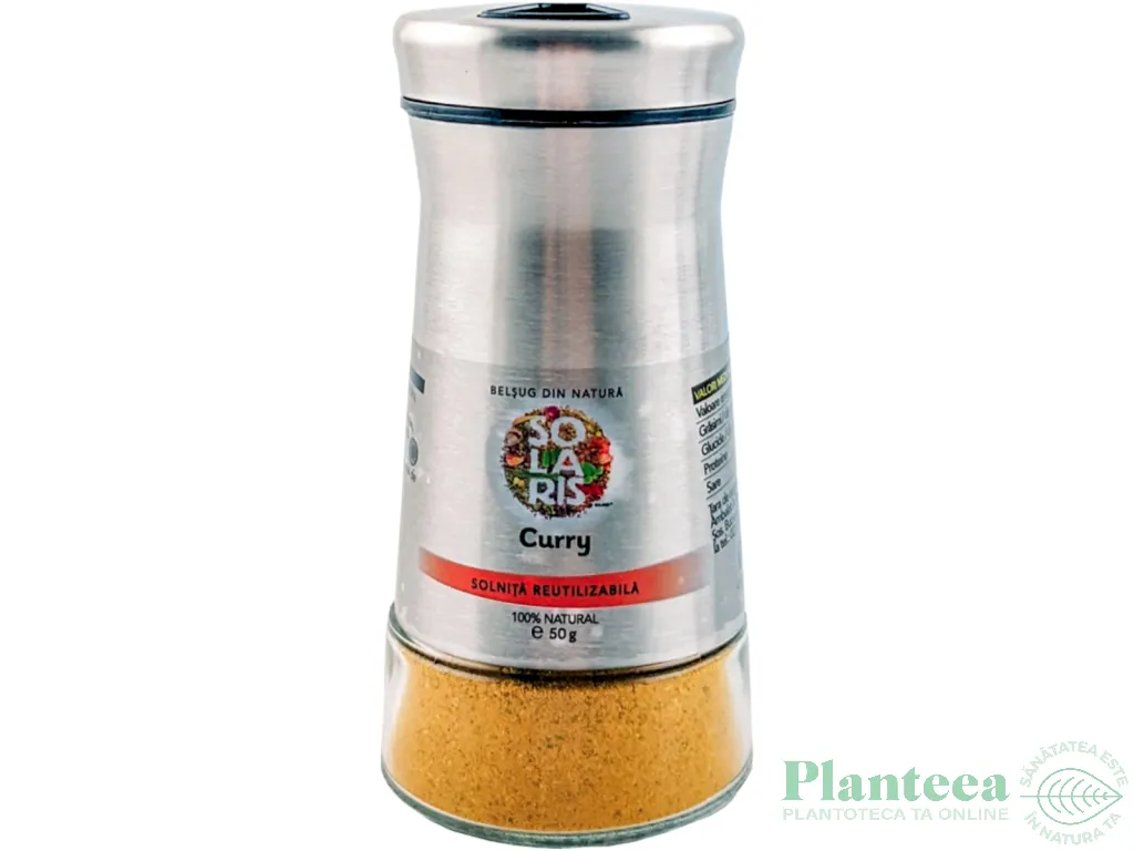 Condimente curry solnita reutilizabila 50g - SOLARIS