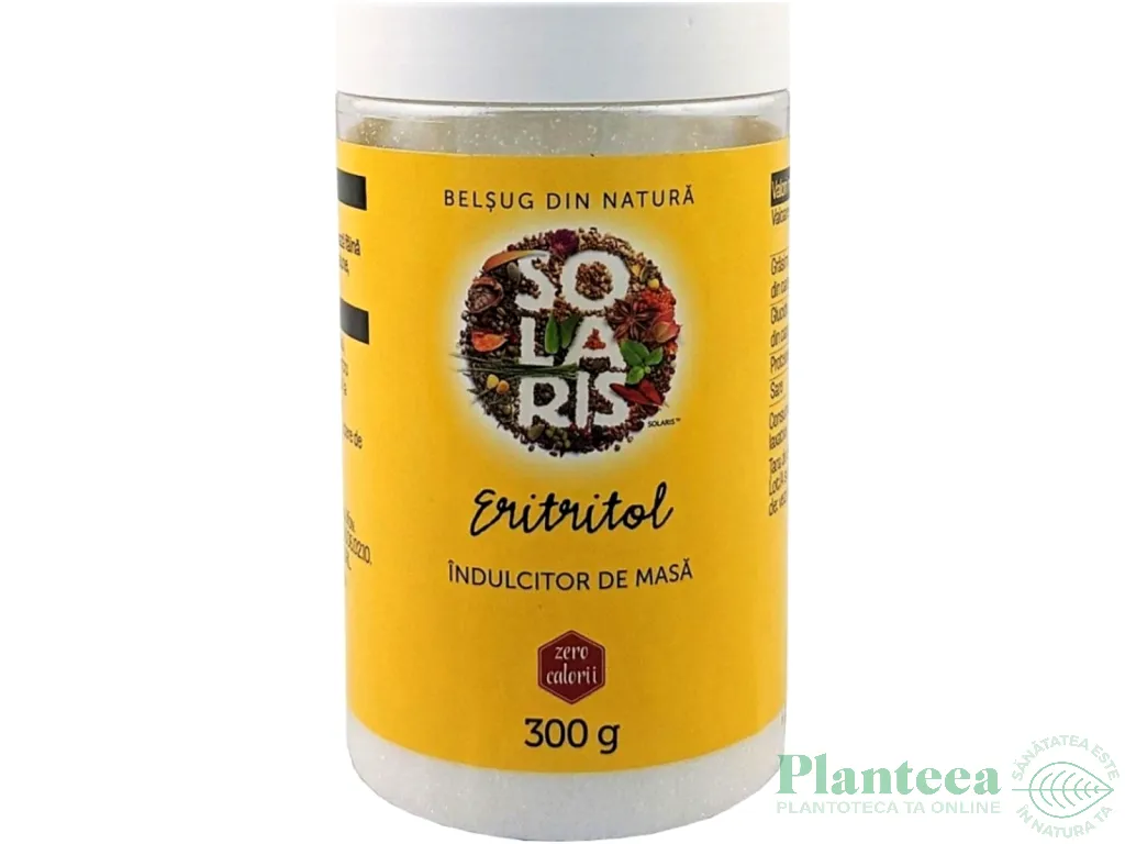Eritritol cristalizat indulcitor 300g - SOLARIS