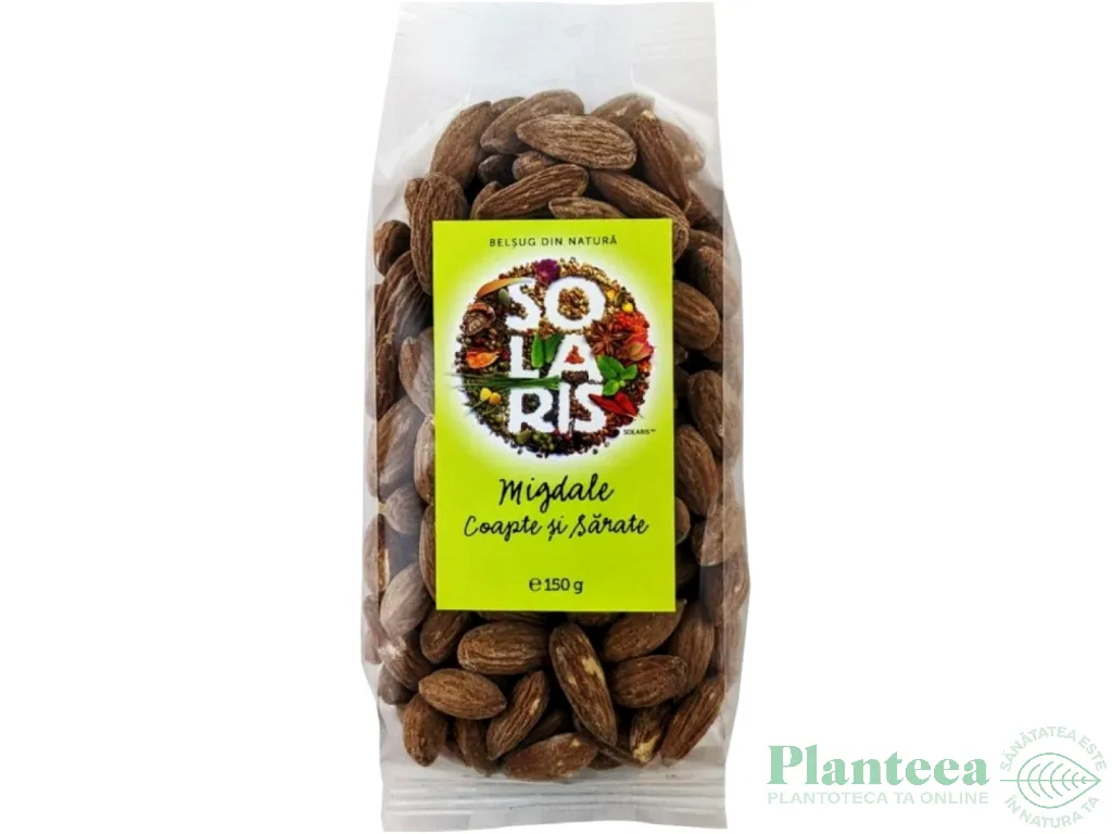 Migdale coapte sarate 150g - SOLARIS