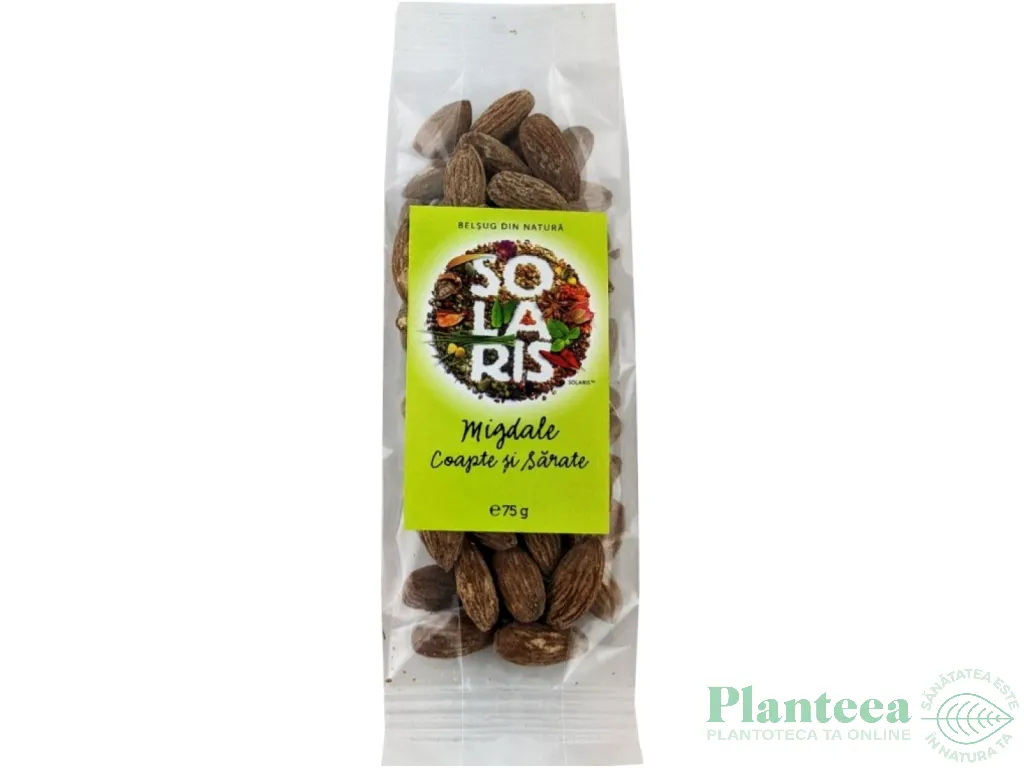 Migdale coapte sarate 75g - SOLARIS