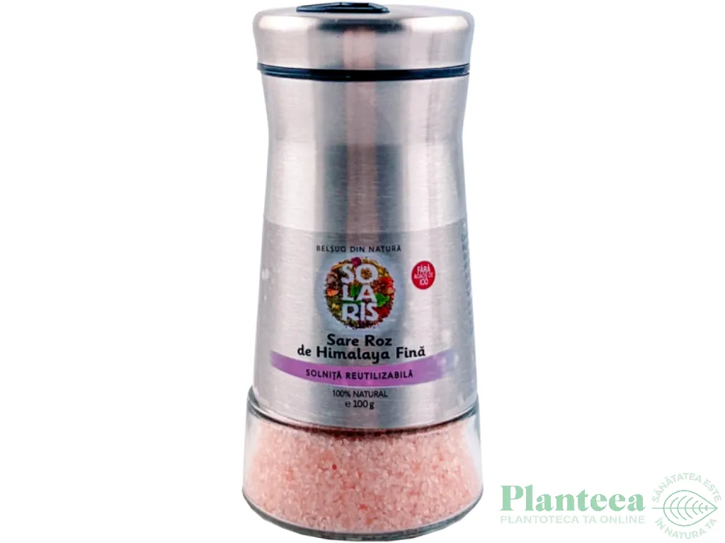 Sare roz himalaya fina solnita reutilizabila 100g - SOLARIS