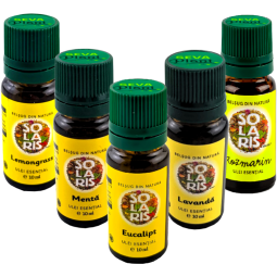 Kit 5 uleiuri esentiale de baza 5x10ml - SOLARIS