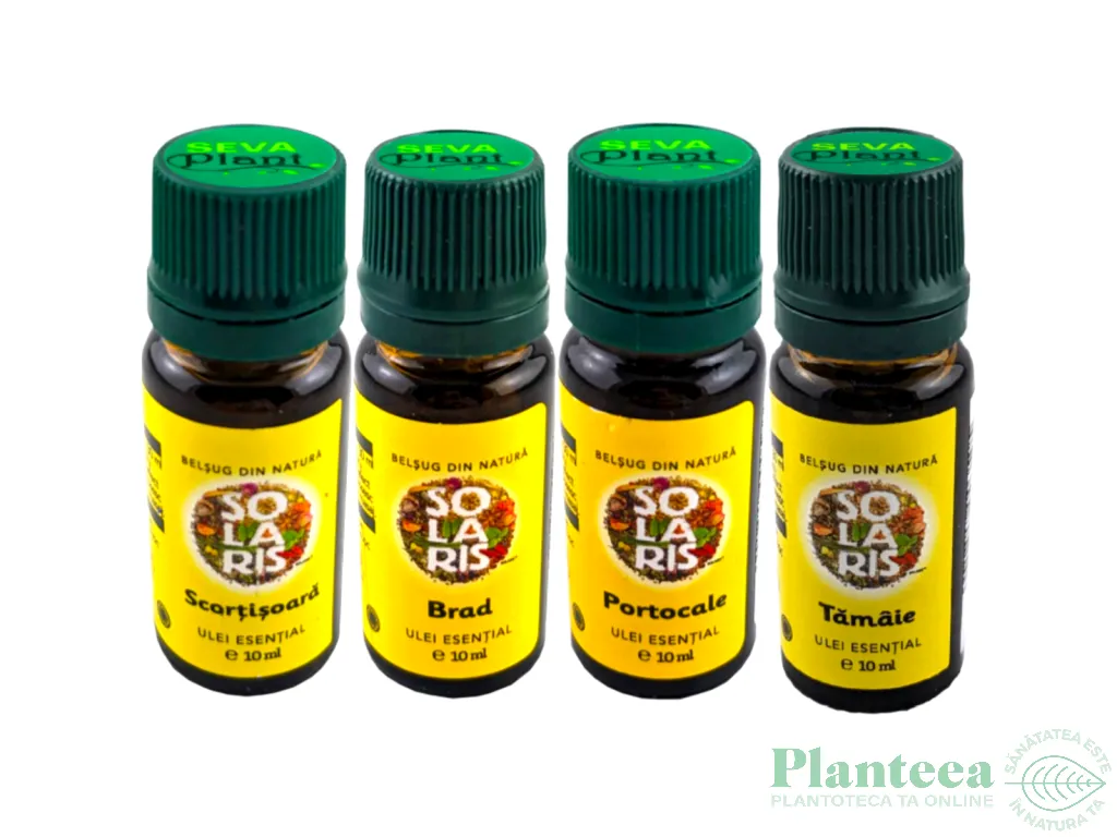 Kit 4 uleiuri esentiale Arome de Sarbatoare 4x10ml - SOLARIS