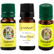 Kit 3 uleiuri esentiale Aromele Dragostei Trio for Love 3x10ml - SOLARIS