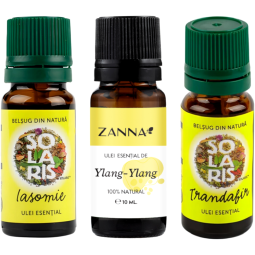 Kit 3 uleiuri esentiale Aromele Dragostei Trio for Love 3x10ml - SOLARIS