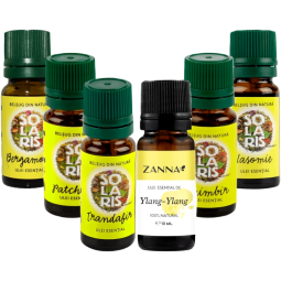 Kit 6 uleiuri esentiale Aromele Dragostei Sextet for Love 6x10ml - SOLARIS
