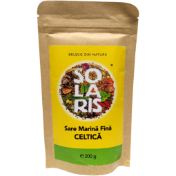 Sare mare fina celtica neiodata 200g - SOLARIS