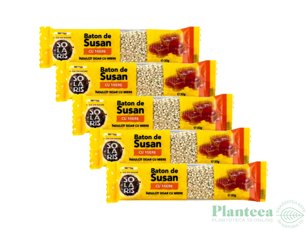 Set Batoane susan miere fara zahar 5x30g - SOLARIS