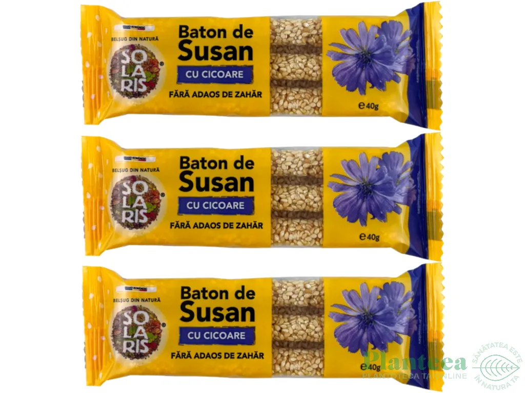 Set Batoane susan cicoare fara zahar 3x40g - SOLARIS