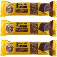 Set Batoane susan ciocolata neagra 3x30g - SOLARIS