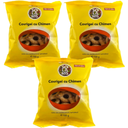 Set Covrigei integrali chimen 3x100g - SOLARIS