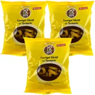 Set Covrigei integrali sarati turmeric 3x100g - SOLARIS