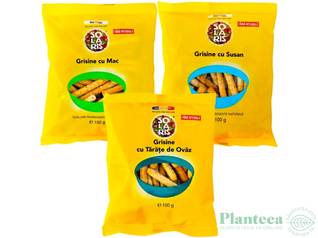 Set Grisine integrale [mac+susan+tarate ovaz] 3x100g - SOLARIS