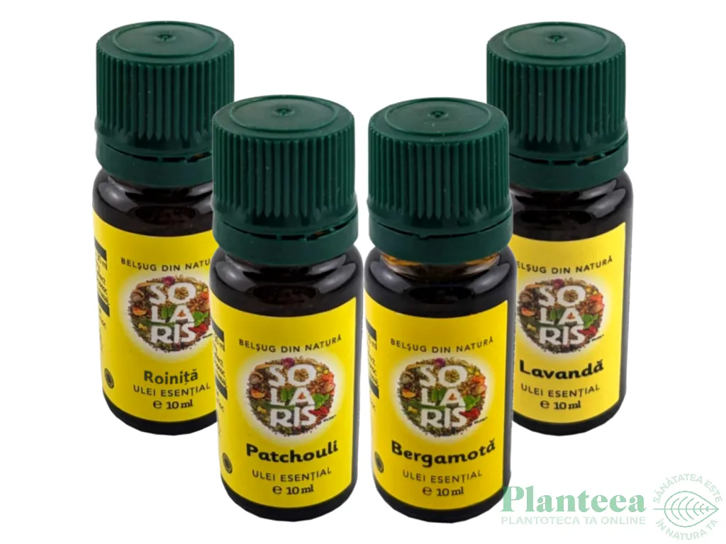Kit 4 uleiuri esentiale Sprijin PsihoEmotional 4x10ml - SOLARIS