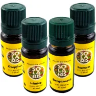 Kit 4 uleiuri esentiale Eficienta la Birou 4x10ml - SOLARIS
