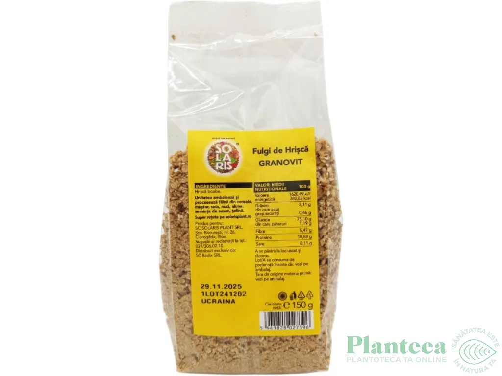 Fulgi hrisca Granovit 150g - SOLARIS