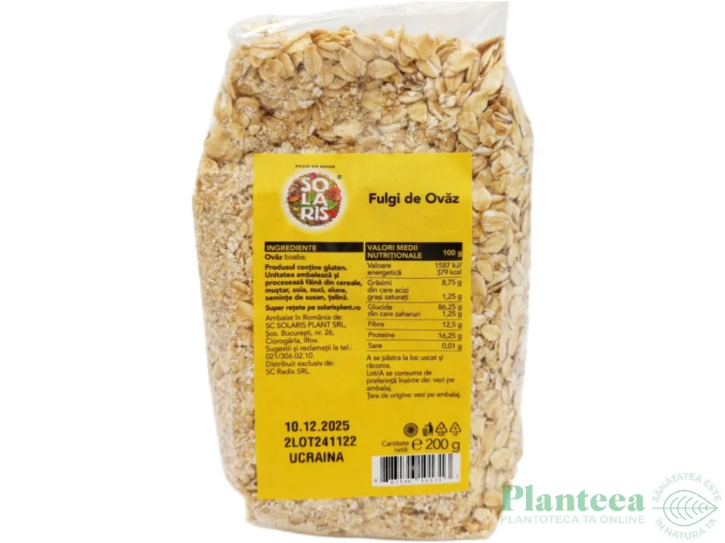 Fulgi ovaz clasici 200g - SOLARIS