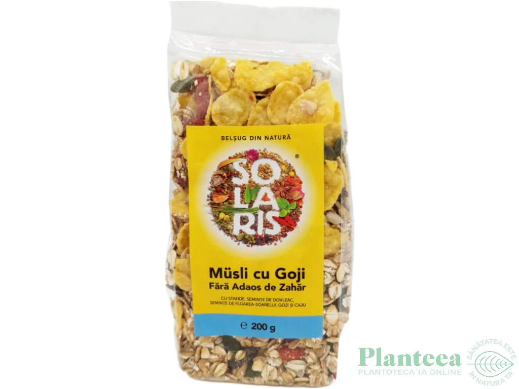 Musli goji fara zahar 200g - SOLARIS