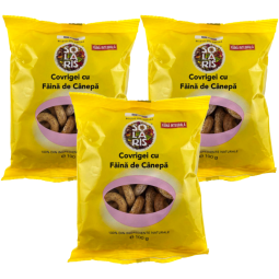 Set Covrigei integrali canepa 3x100g - SOLARIS