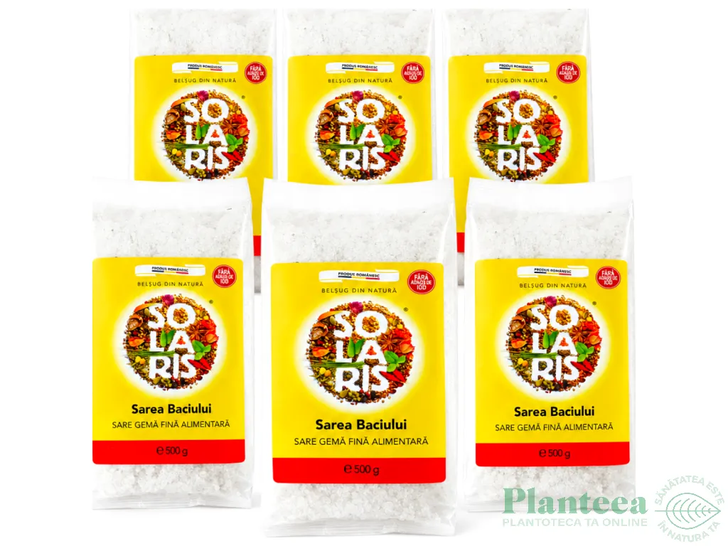 Bax Sare gema fina Sarea baciului 6x500g - SOLARIS