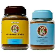 Pachet Cafelute duo instant [Cicoare 100g + Orz 170g] 2b - SOLARIS