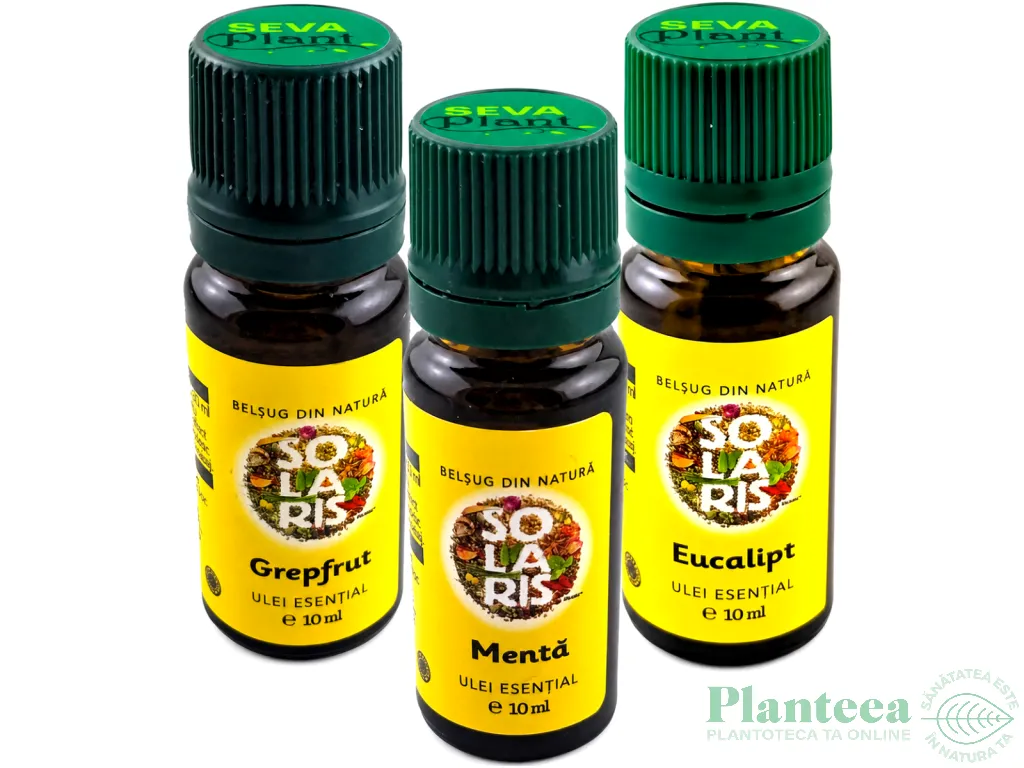 Kit 3 uleiuri esentiale Revigorante de Vara 3x10ml - SOLARIS