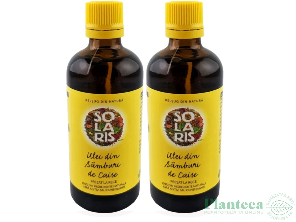 Pachet Ulei samburi caise 2x100ml - SOLARIS