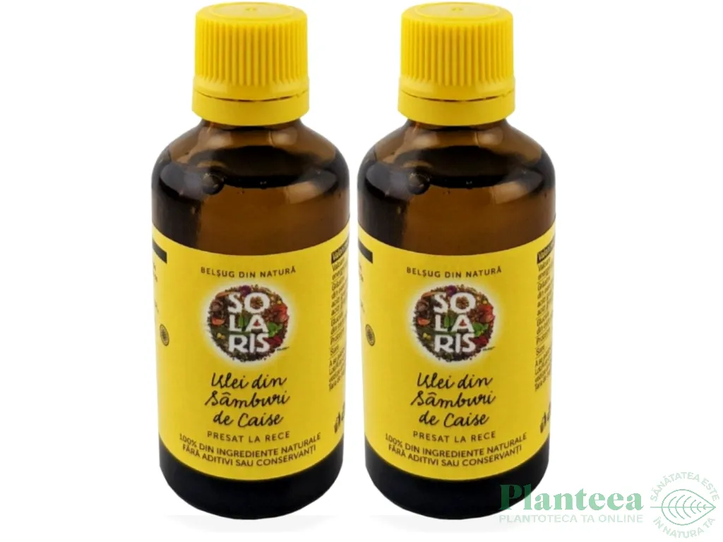 Pachet Ulei samburi caise 2x50ml - SOLARIS