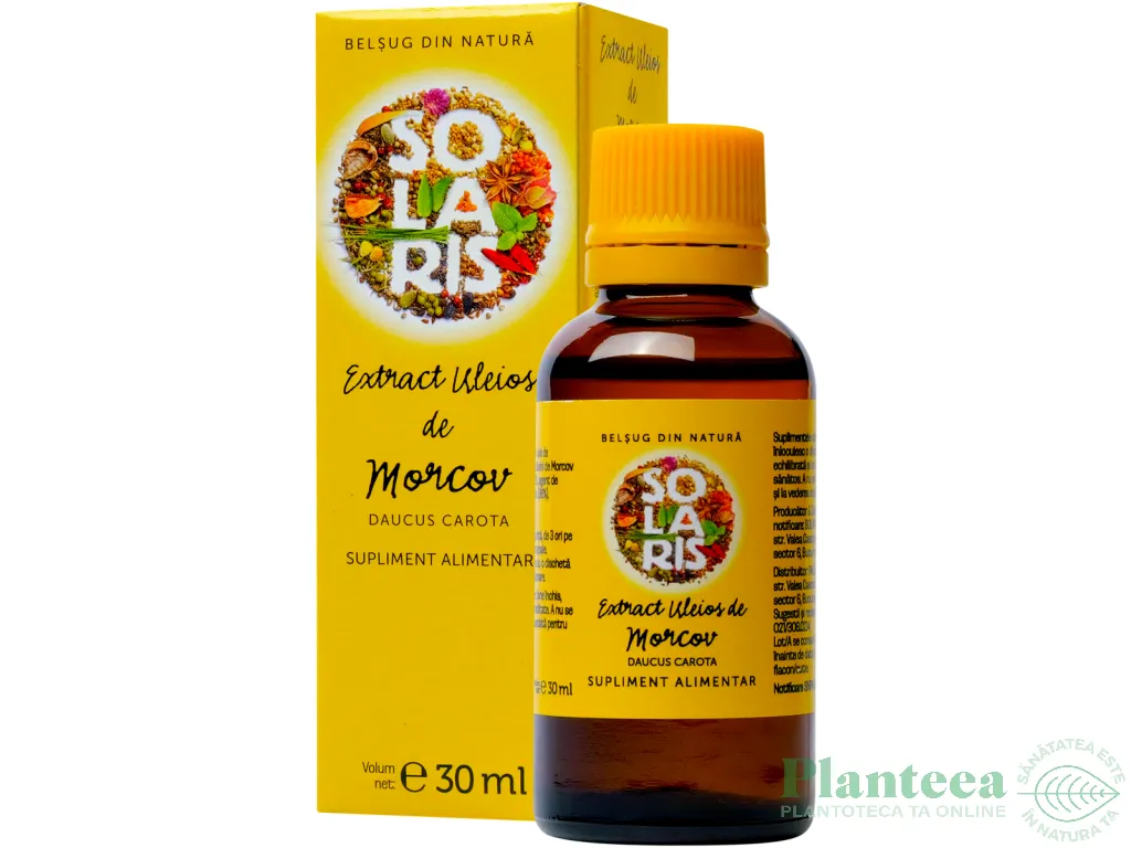 Extract uleios morcov 30ml - SOLARIS