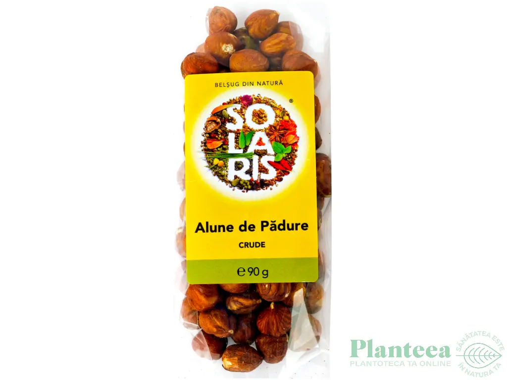 Alune padure crude intregi 90g - SOLARIS