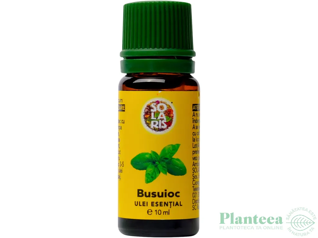 Ulei esential busuioc 10ml - SOLARIS