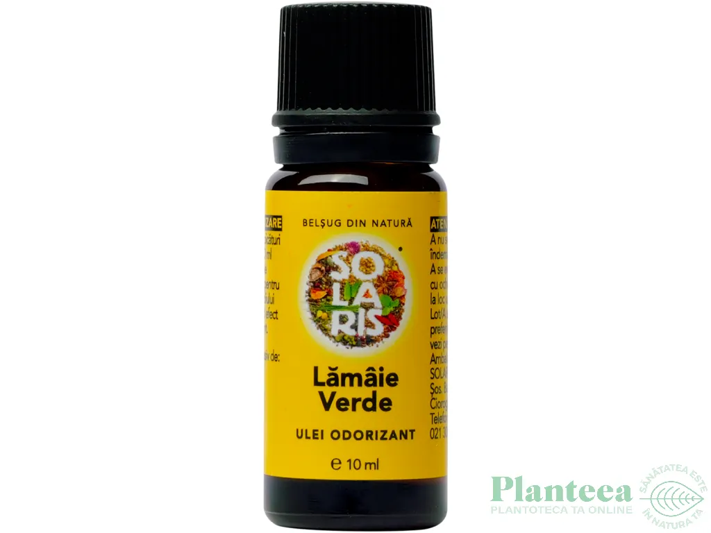 Ulei odorizant lamaie verde 10ml - SOLARIS