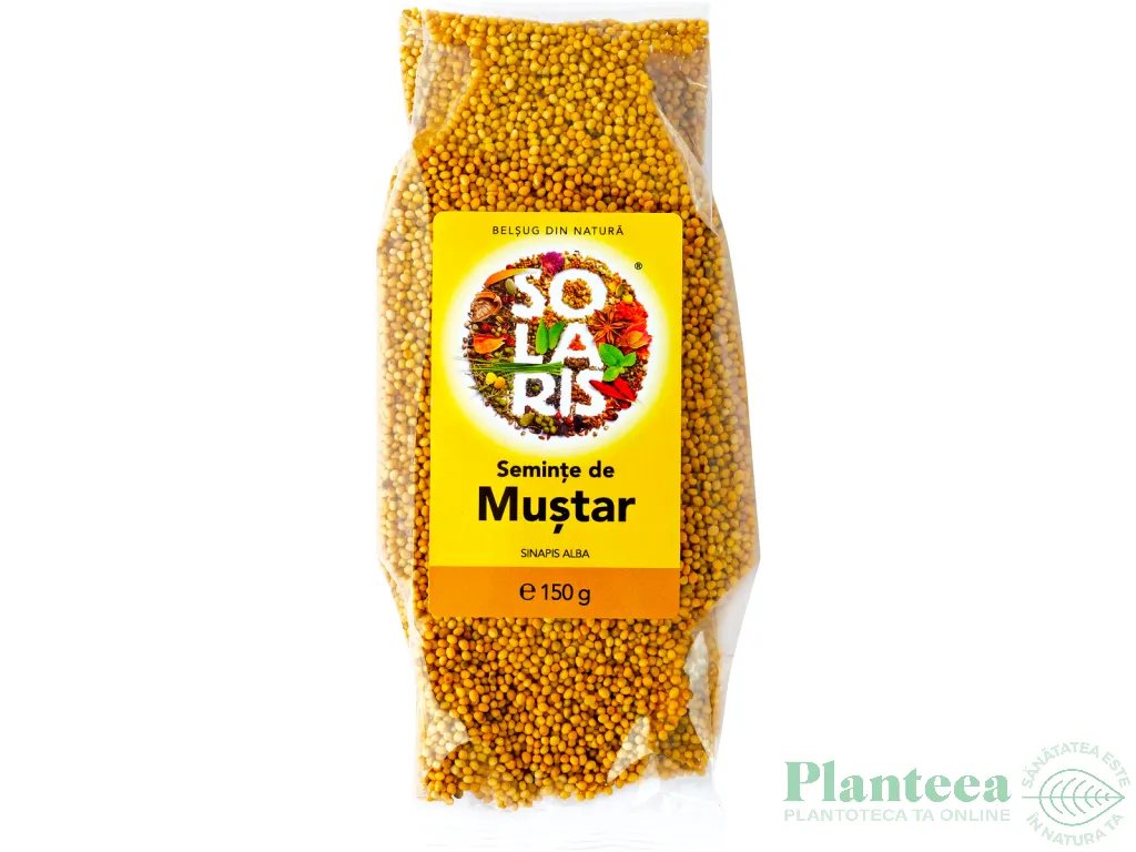 Condiment mustar boabe 150g - SOLARIS