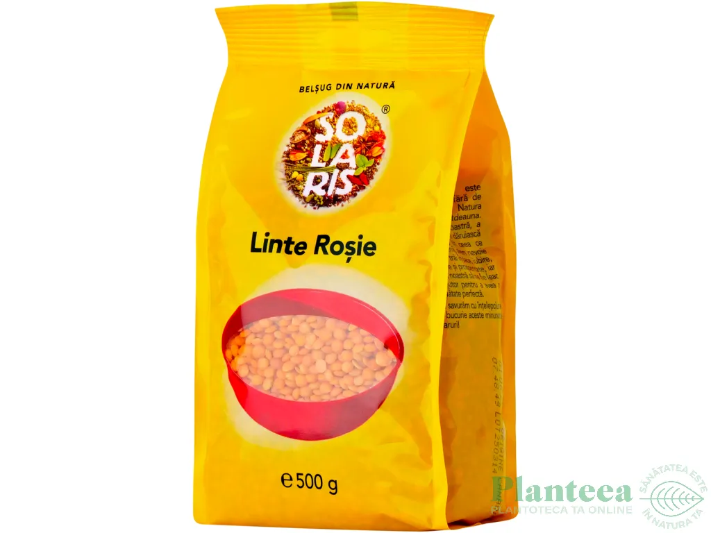 Linte rosie boabe 500g - SOLARIS