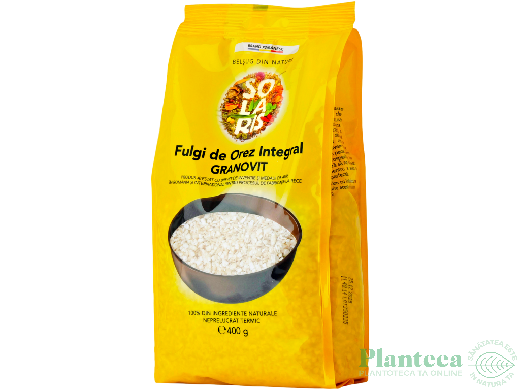 Fulgi orez integral Granovit 400g - SOLARIS