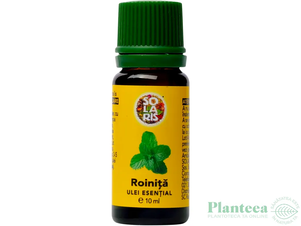 Ulei esential melissa [roinita] 10ml - SOLARIS