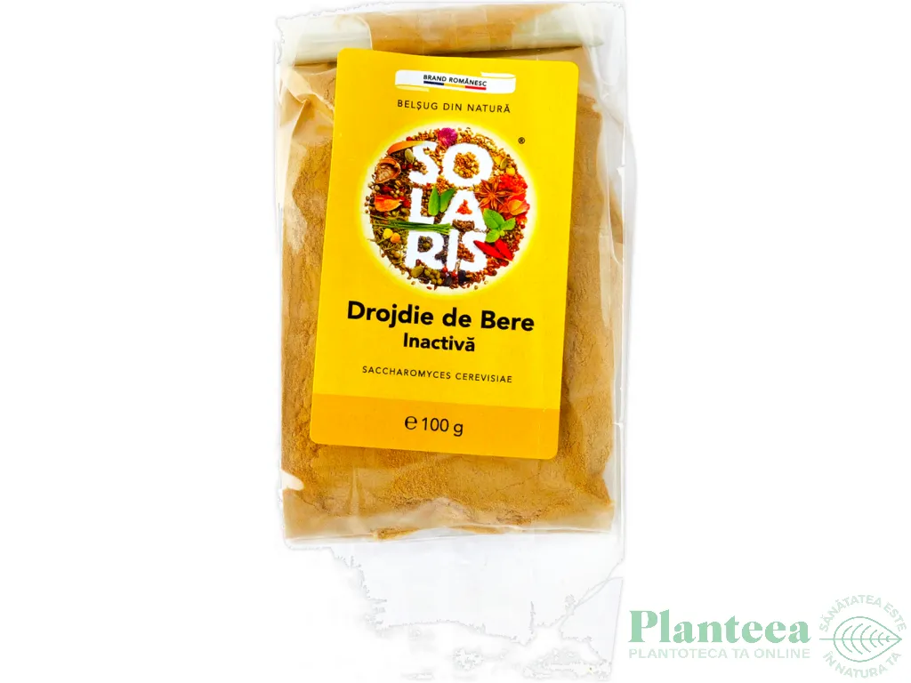 Drojdie bere uscata inactiva pulbere 100g - SOLARIS