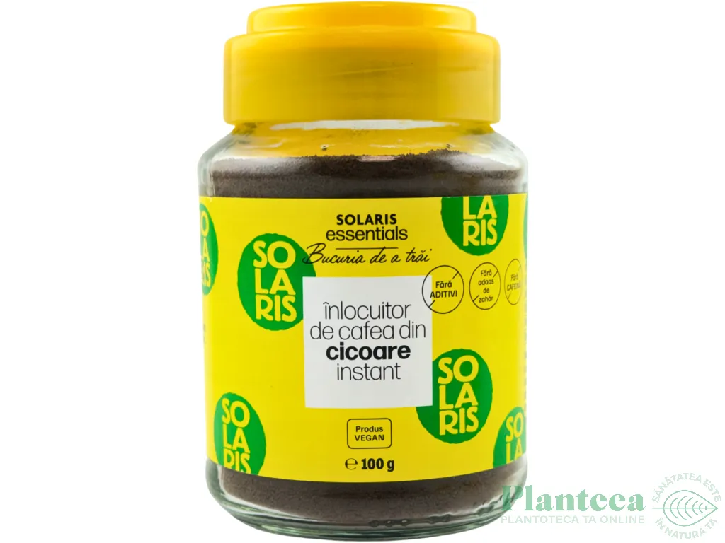 Cafeluta instant cereale cicoare borcan 100g - SOLARIS