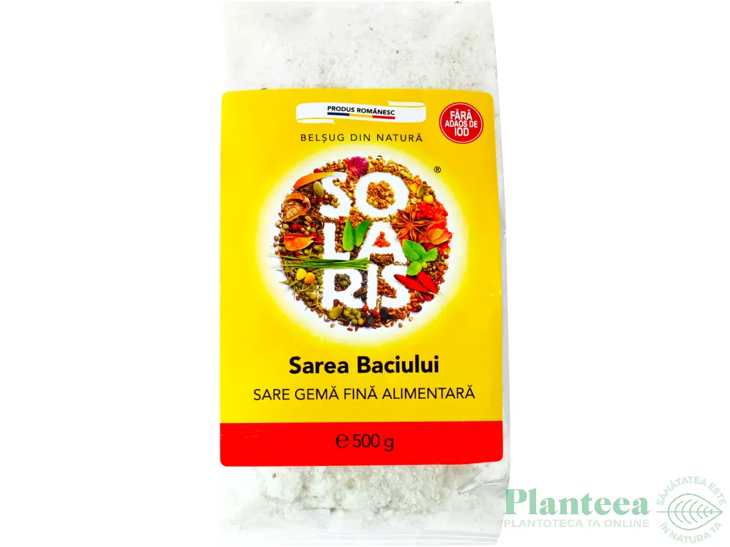 Sare gema fina Sarea baciului 500g - SOLARIS