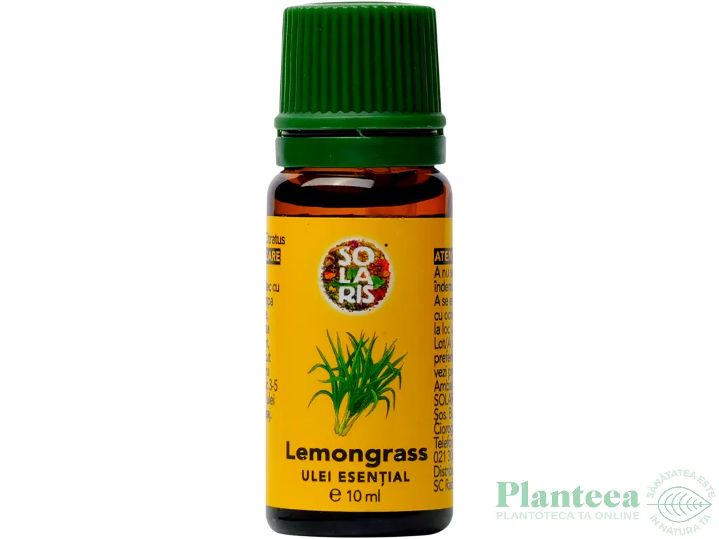Ulei esential lemongrass 10ml - SOLARIS