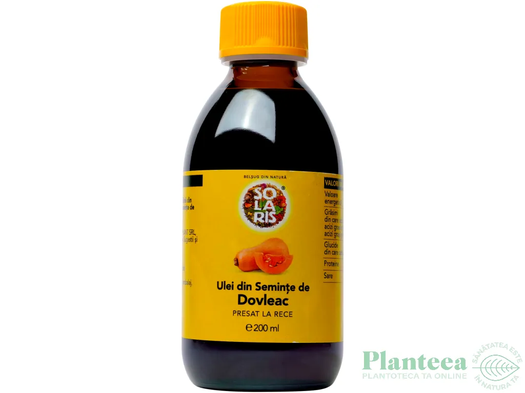 Ulei seminte dovleac 200ml - SOLARIS