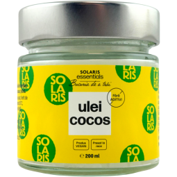 Ulei cocos presat rece 200ml - SOLARIS