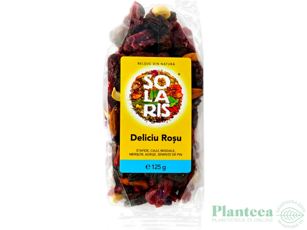 Mix fructe Deliciu rosu 125g - SOLARIS
