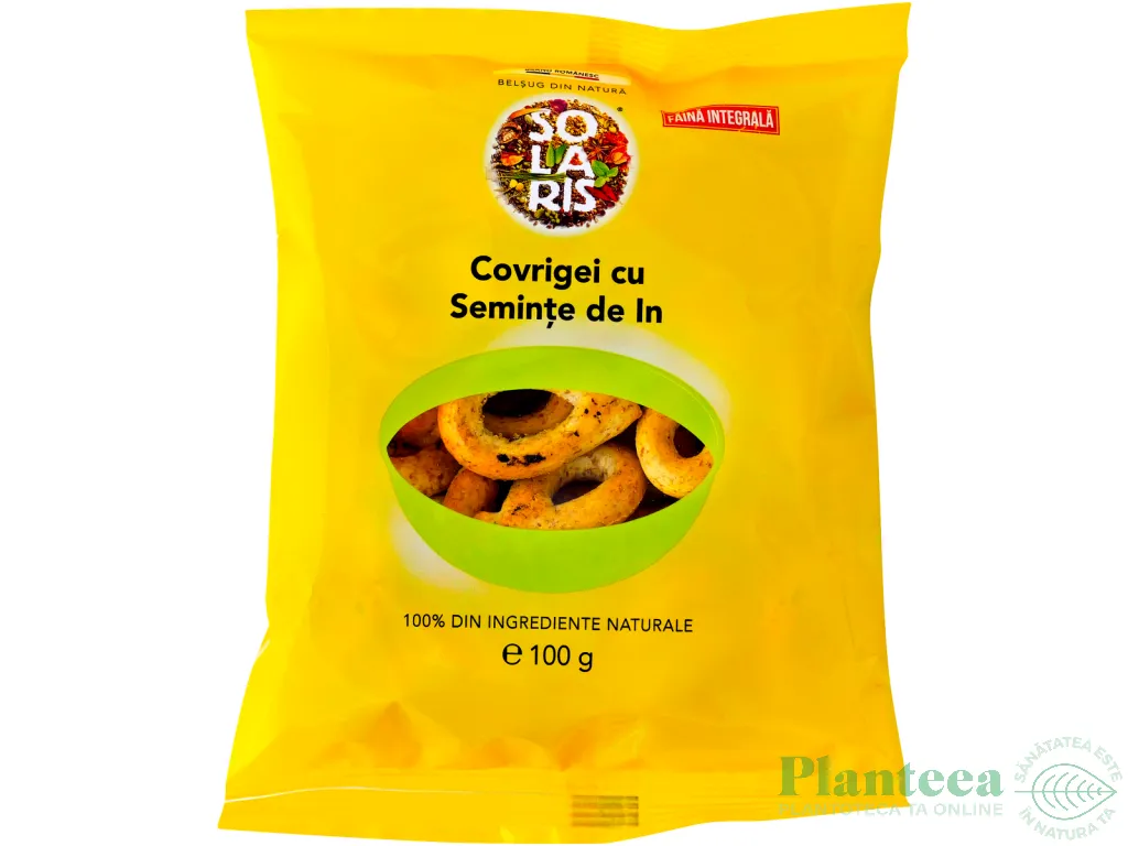 Covrigei integrali seminte in 100g - SOLARIS