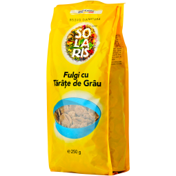 Fulgi cereale cu tarate grau 250g - SOLARIS